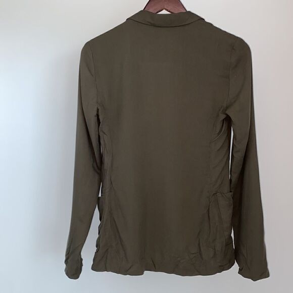 Talula Open Sweater Army Green Women’s Size 0 Aritzia Work wear - Picture 5 of 8